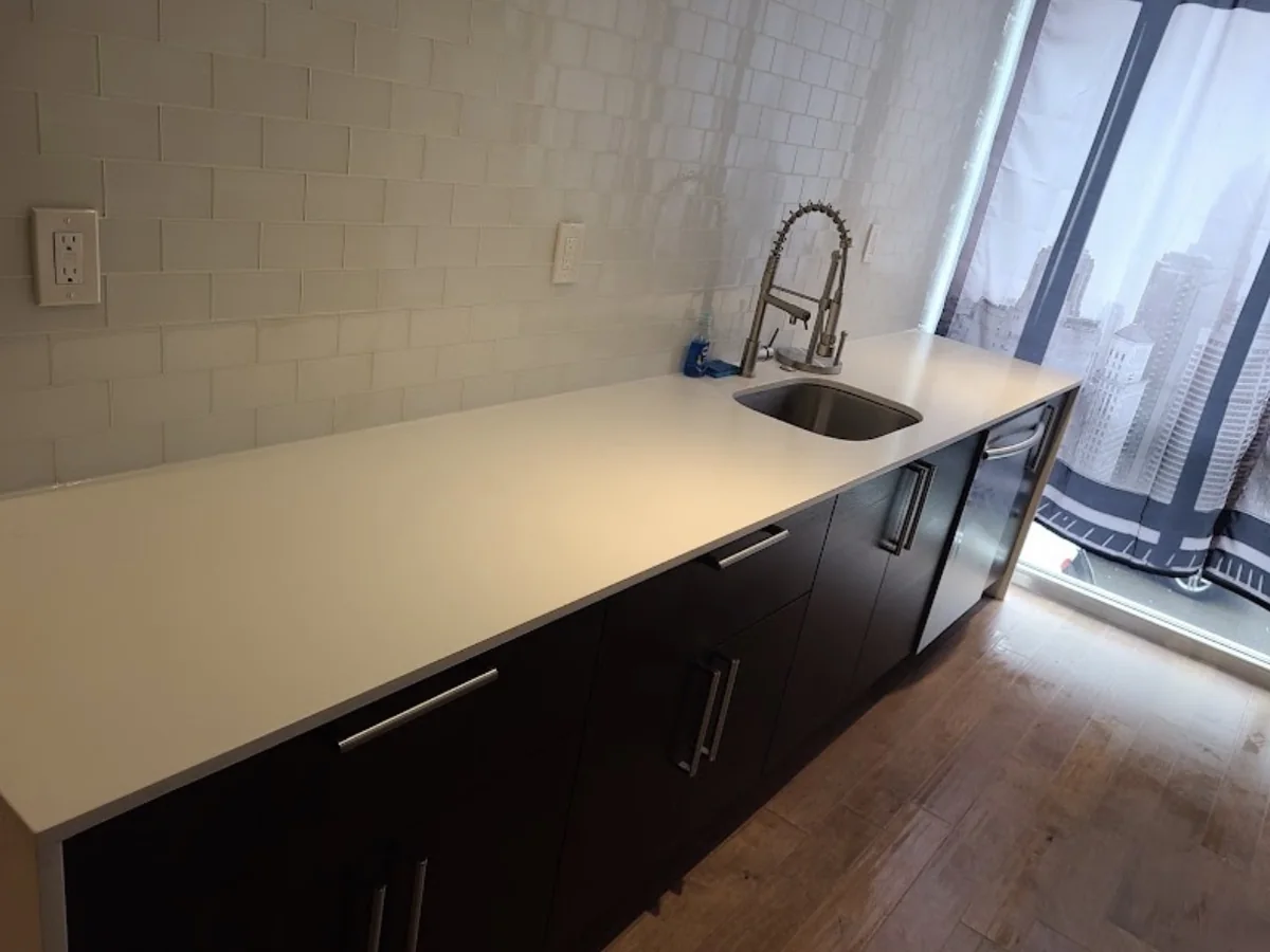 Counter after cleaning